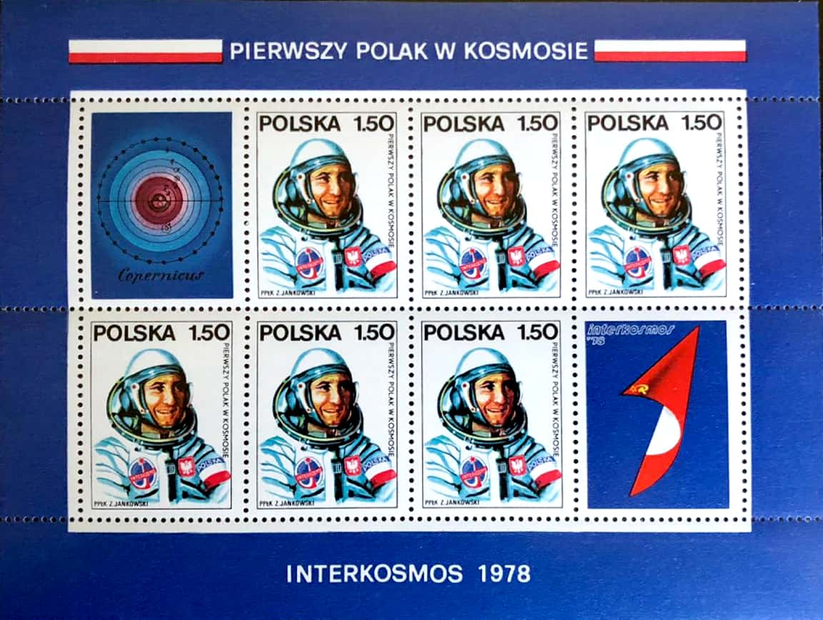 1978 alternate souvenir sheet with Zenon Jankowski